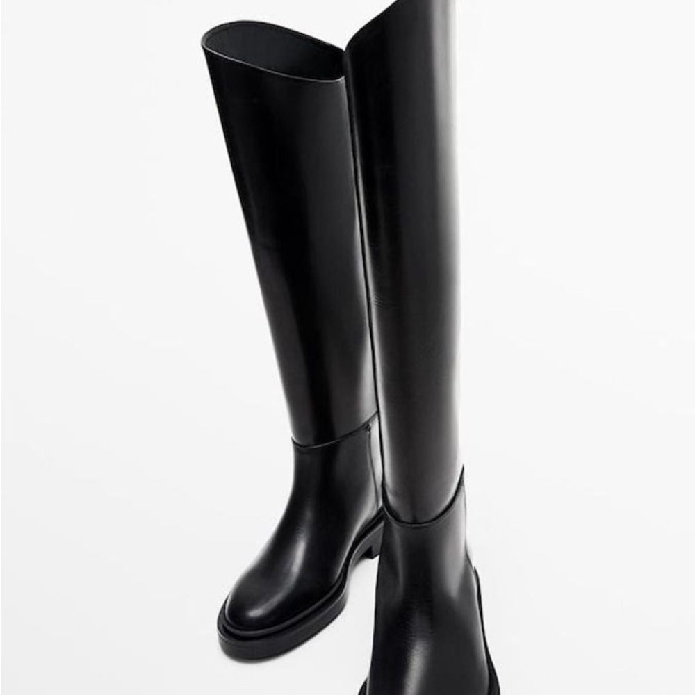 Massimo Dutti knee high boots - only worn once